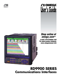 Thumbnail of document Manual - RD9912 Paperless Recorder Data Acquisition System w/6 or 12 Inputs